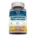 L-Tryptophanの食事療法の補足-自由な形態Lのトリプトファンの500のmgの自然な睡眠の補足-循環及び免疫サポート120のカプセル