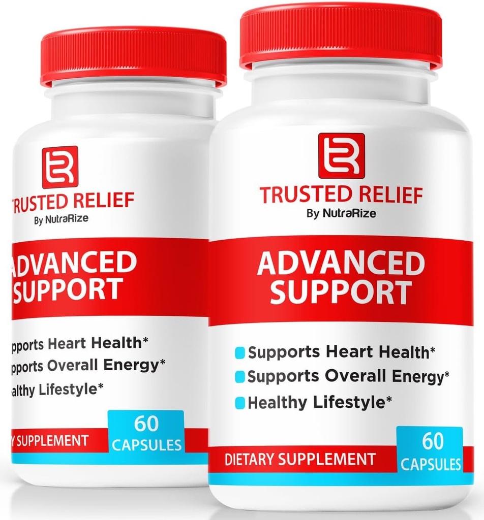 (2 Pack) Trusted Relief Capsules, Official TrustedRelief Complete Support Pills, All Natural Formula for Stable Levels & Healthy Circulation, Premium Supplement Reviews (120 Capsules)