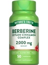 セイロンシナモンコンプレックスと自然の真理 Berberine | 2,000mg | 50 ビーガンカプセル | ヴィーガン, 非GMO, グルテンフリーサプリメント
