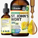 バイオ・クローラー St John's Wort Tincture - 気分のサポートのためのHypericum Perforatum液体エキス - 高吸収 - ビーガンドロップ2 Fl.Oz.