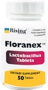 ライジング健康 - Floranex錠 - Lactobacillus Probioticサプリメント - 50錠
