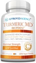 承認された科学のTurmeric MD - BioPerine及び95%の標準化されたタービンCurcuminoids - 60のカプセル(1か月の供給)