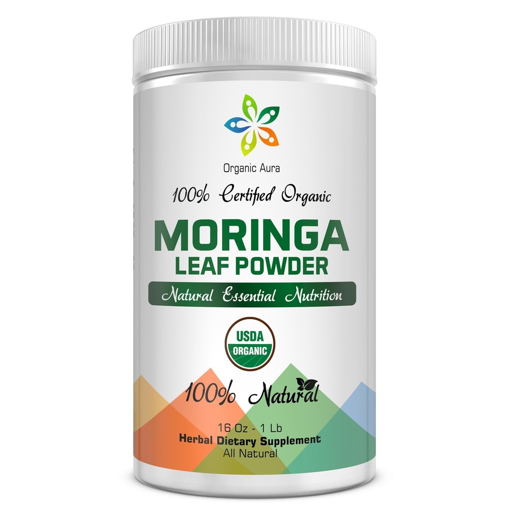 証明された有機性Moringaの葉の粉1Lb。USDAは有機性を証明しました。100%の純粋および原物。 自然にエネルギー、代謝、免疫力を高めます。 未加工緑の全スーパーフード。 GMOなし、グルテンフリー