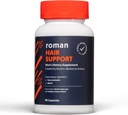 Ro Hair Support Supplement for Men | ソー・パルメット、亜鉛、ビオチンによるサポートと栄養の髪の養育に役立ちます | 30日間供給(90カプセル)