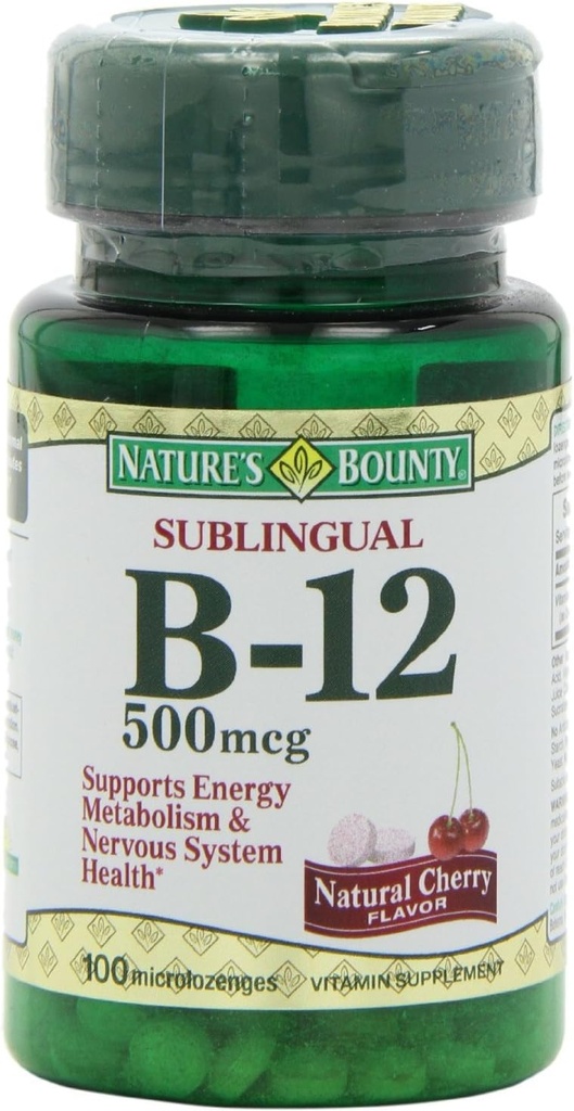 Nature's Bounty Vitamin B-12 500 mcg、100 ea(3)のパック