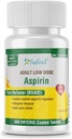 Safrel Generic Bayer Baby Aspirin 81 mg (500 腸コーティング錠) | マイナーエースの大人の低い線量の強さの安全な痛みのレバー(NSAID) | 値パック