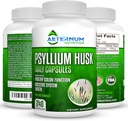 AeternumのPsylliumのハスクキャップUSAは-すべての自然な繊維の補足- 240のハスクの粉のカプセルのサービングごとの725 Mg、サポート健康な消化器系-すべての自然な100%のSoluble作りました