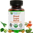 USDA Organic Blood Sugar Blend | ヘルシーなメタボリズムをサポート | ビターメロン、モリンガ、アロエベラ、ノパルマ、パパイヤエキスなど | 60日間サプライ | ヴィーガン&非GMO | アメリカメイド