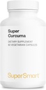 Supersmart - 1日あたりのスーパーカークマ1000mg(高吸収) - 特許取得済みのMeriva Curcuma - Curcumin Phytosome   60 ベジタリアンカプセル - Non-GMO