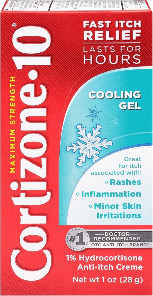 Cortizone-10の冷却のゲルの反アイッチのクリーム、1つのOunce