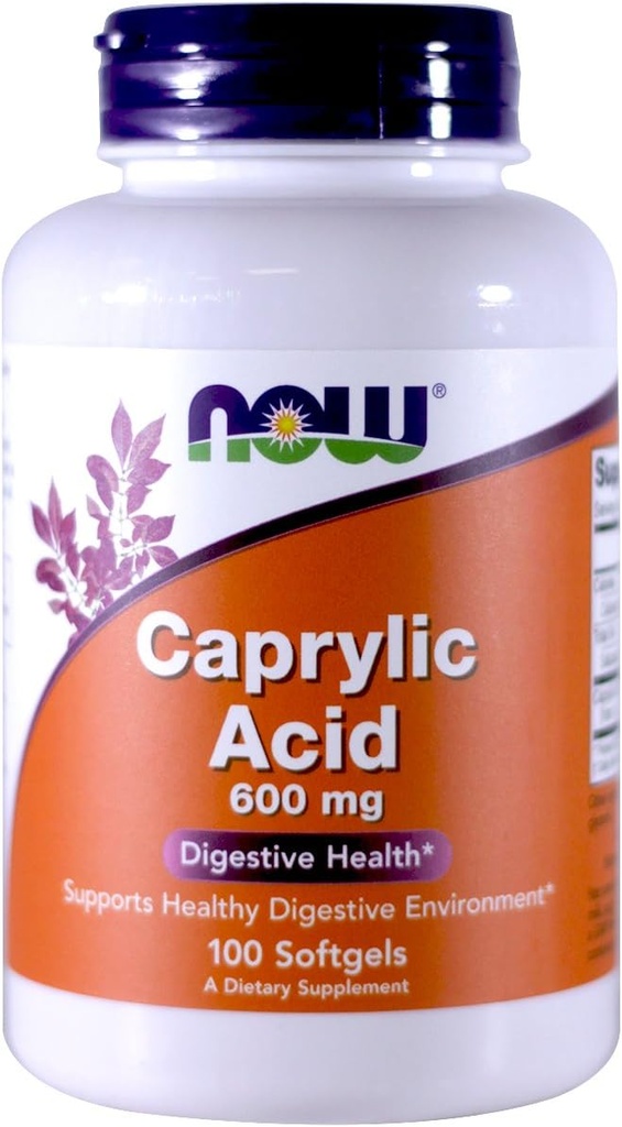 今食糧カプリル酸600mg、100のSoftgels - (2のパック)