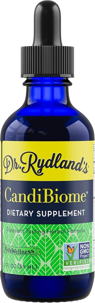 Dr. Rydland's Herbal Supplement | KidsWellness |CandiBiome | 消化不良・皮膚・免疫障害に関連する腸内バランスを回復 | 2 Ounce Bottle