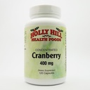 ホリーヒル健康食品、クランマックス濃縮クランベリー400 MG、120カプセル