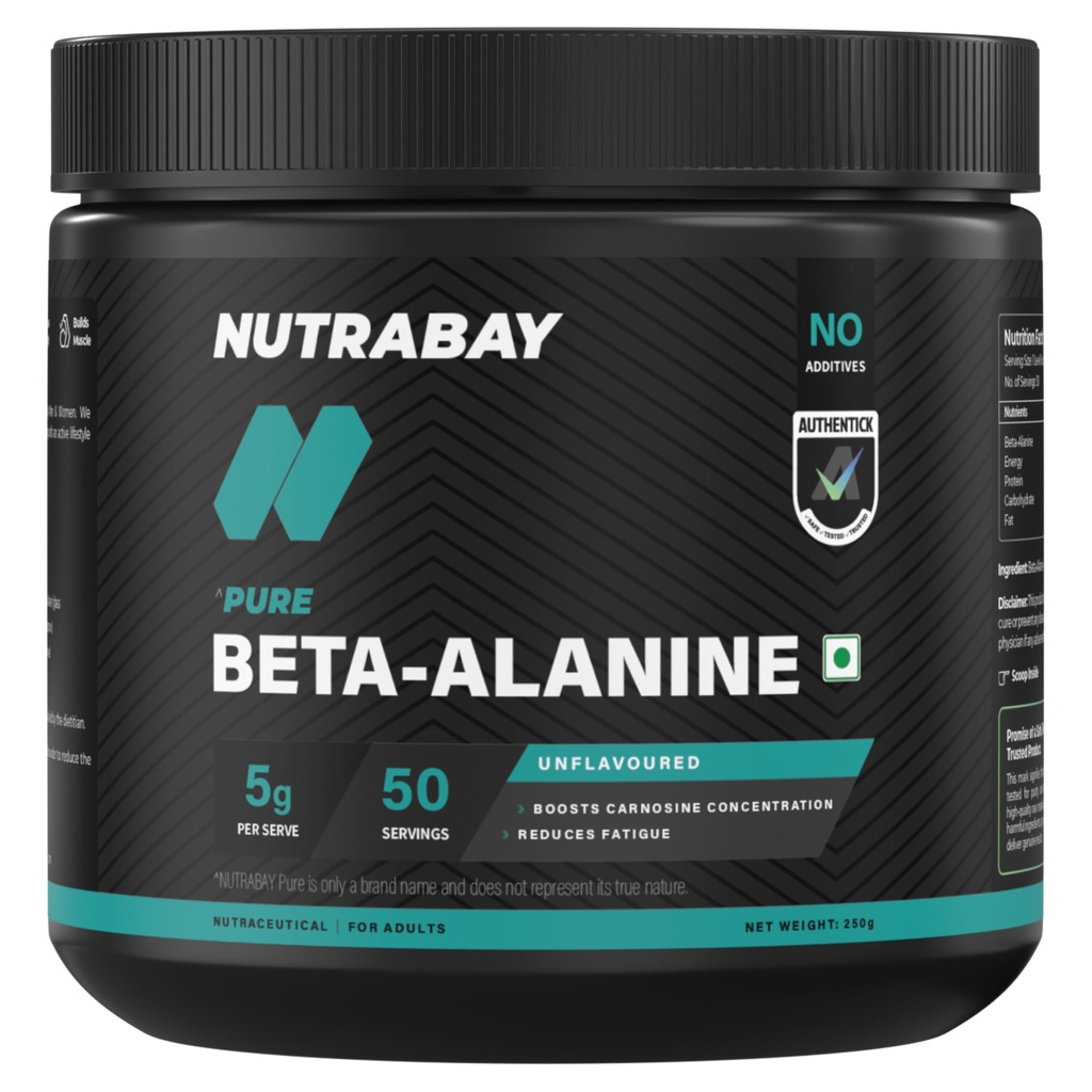 Nutrabay 純粋な 100% ベータアランイン - 不利な, 250g