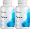 注入の最高の強さの純粋なSAM-e 1200mg 90の野菜カプセル(S-adensoyl-methionine) (2)
