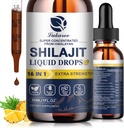 16 に 1 シラジット樹脂液滴, シラジット W/Ginseng, ターメリック, ロディオラ, Wolfberry, Amla & Vitamins, シラジット サプリメント 男性用 & 女性用 85+ トレースミネラル&フルヴィク酸、1 Fl Oz