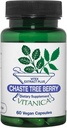 Vitanica, Chaste Tree Berry, Vitex Extract Plus, ビーガン, 60 カプセル