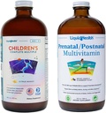 LIQUIDHEALTHの子供の完全なMultivitamin及び女性のプレナタル/ポストナタールの液体のMultivitaminの前に、耐久性及び後妊娠 - 免疫サポート、ママ及び子供のための健康及びウェルネス - アメリカ製
