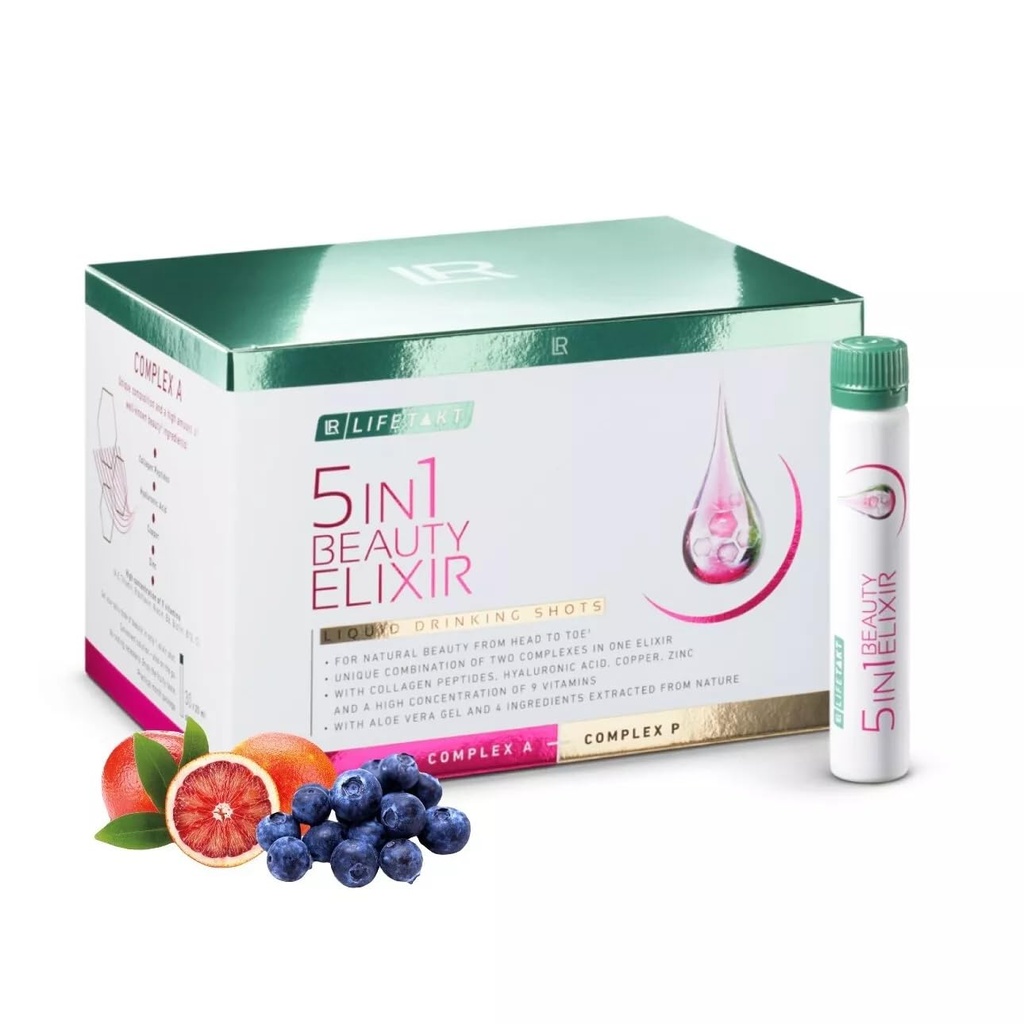 LR Health&Beauty Lifetakt Beauty Elixir 5 に 1 女性 皮膚 爪 健康 と コラーゲン 30x25 ml