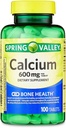 スプリングバレー - カルシウム600mg(2)200の合計上塗を施してあるタブレットのパック