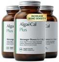骨密度及び強さ、ビタミンK2 MK7 (100mg)、ビタミンD3 (1600 IU)のためのALGAECALの有機性赤い藻カルシウム 補足、マグネシウム(350mg)及び穀物鉱物、Swallowへの容易な、120の野菜の帽子