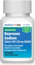 HealthCareAisle Naproxen Sodium, 220 mg - 225 caplets - Headache Pain Reliever, Up to 12 Hours of Relief