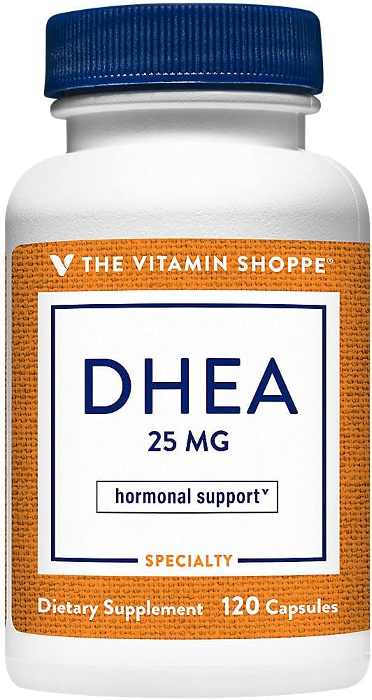 ビタミンショップペDHEA 25MG、男性と女性の両方のためのホルモンとヘルシーエイジングサポート毎日(120カプセル)