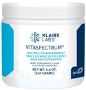 Klaire ラボ SFI 健康 VitaSpectrum パウダー - 子供たちのマルチビタミン/ミネラル 23 子供のためのベリーザクロのエッセンシャル栄養素、銅、鉄、グルテンまたはカゼイン(30 サービング、171 グラム)