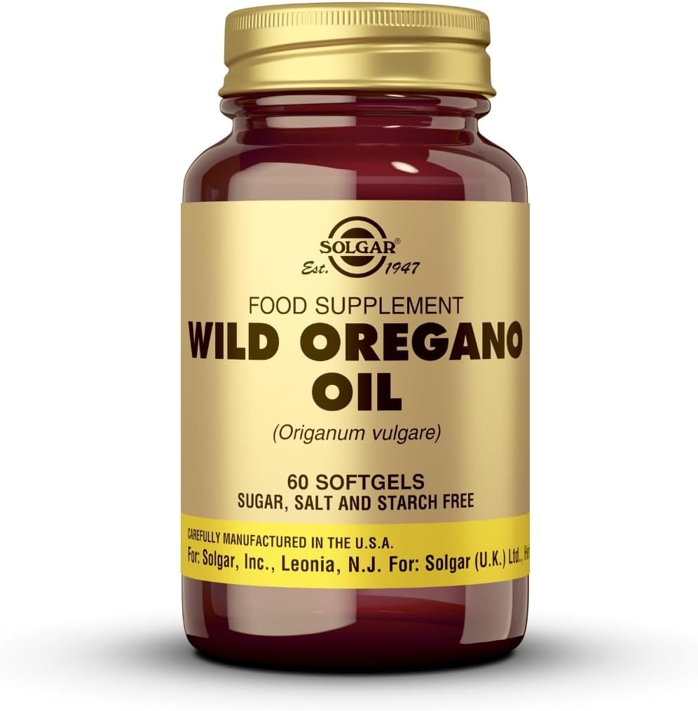 ソルガーワイルドオレガノオイル、60 Softgels - 濃縮 - 免疫サポート - 非GMO、グルテンフリー、酪農場無料 - 60 サービング