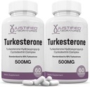 正当化された実験室(2のパックのTurkesterone 500mgの10%は自然に増加のStaminaの持久力強さ120のカプセルを標準化しました