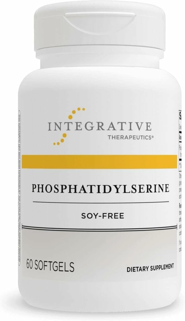 Integrative Therapeutics Phosphatidylserine - 脳機能サポートサプリメント* - ヘルシーなストレス対応をサポート* - グルテンフリー、大豆フリー、乳製品フリー - 60 Softgels(60のサービング)