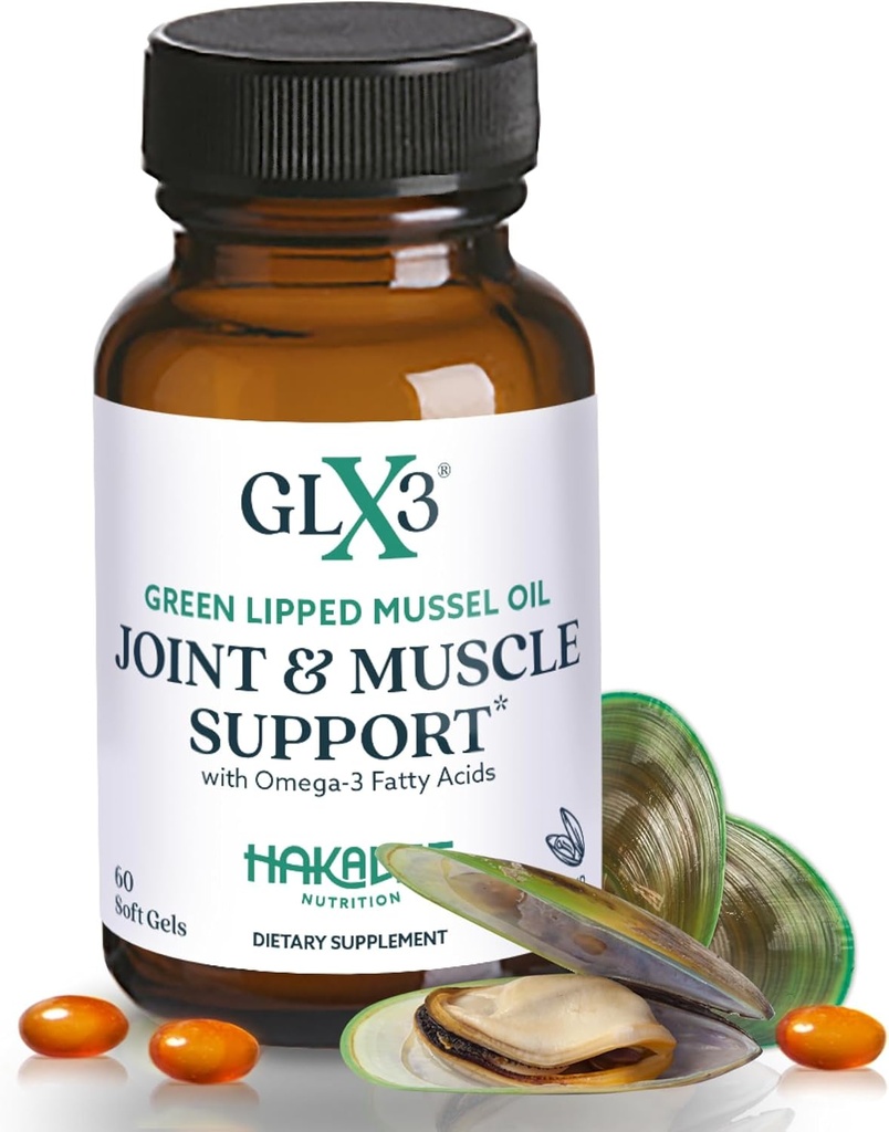 GLX3の共同サポート余分強さOmega-3の補足 優れたニュージーランドの緑の浸されたmusselオイル-慰め、柔軟性、筋肉回復- ETA EPA DHA Omega 3はHakaの生命によってカプセルを補います