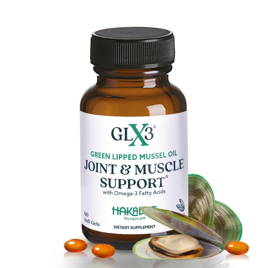 GLX3の共同サポート余分強さOmega-3の補足 優れたニュージーランドの緑の浸されたmusselオイル-慰め、柔軟性、筋肉回復- ETA EPA DHA Omega 3はHakaの生命によってカプセルを補います