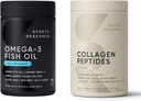 Omega3s EPA及びDHAの非GMOの3つの魚油1250mg Burpless補足、GlutenはすべてのGendersの加水分解されたタイプ1及び3の粉の蛋白質のための自由な、コラーゲンのペプチッドを結合します