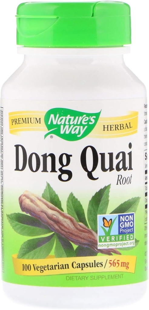 Nature's Way Dong Quai Root -- 100 Capsules / 565 mg