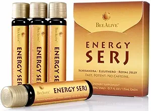 カフェインエネルギーブーストなしのシサンドラ、EleutheroとRoyal Jellyのエネルギーサージ