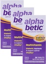 Alpha Betic Once Daily Multivitamin for Diabetics, Gluten Free, Sugar Free, Extended Energy Dietary Supplement, 30 Tablets (3 Pack)3