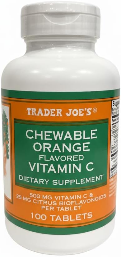 トレーダージョーのChewableオレンジ風味のビタミンC
