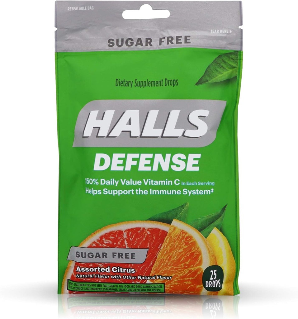 ホールの防衛ビタミンCは砂糖の自由な分類されたCitrus - 25のctの4のパックを落とします