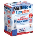 NeilMed Sinugator コードレス パルセート Nasal Wash Kit with One Irrigator, 30 Premixed Packets と 3 AA バッテリー(パッケージ 1)
