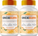 OrexiBurn Ketoカプセル、OrexiBurnアドバンストフォーミュラピル - 最大強度、OrexiBurnオールナチュラルケトピル、OrexiBurnカプセル、OrexiBurnピルレビュー(2パック)