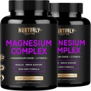 Magnesium Citrate & Oxide 500mg Complex Supplement - High Absorption Maximum Strength - Helps Support Bone Density and Strength, Muscles, Energy and Sleep - 240 Vegan Capsules