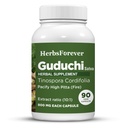 Herbsforever Guduchiの土はTinosporaのCordifoliaサポートDigestionのバランスをとるVataおよびPitta 90のベジーのカプセル800のMgそれぞれをカプセルに入れます
