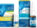 Mommy's Bliss Organic Baby Vitamin D Drops 100サービング(パッケージ1) with Baby Probiotic Drops 毎日30サービング(パッケージ1)