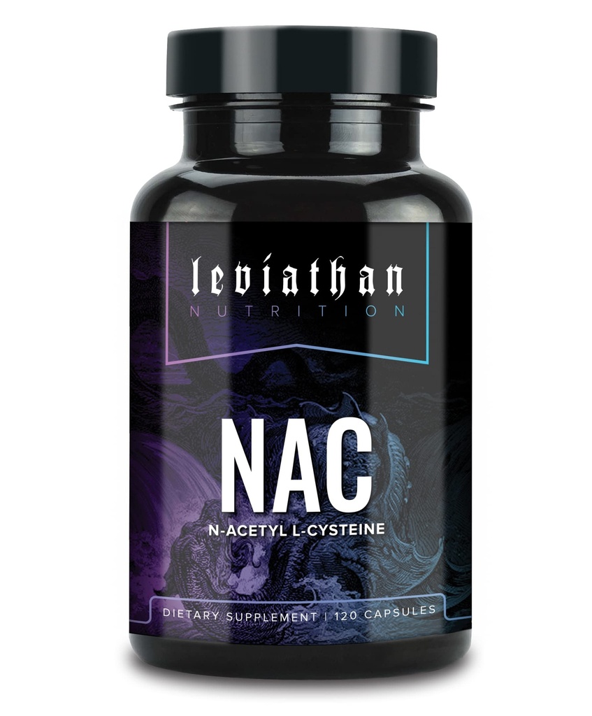 肺、肝臓、免疫サポートのためのLeviathanの栄養NACの補足N-アセチル Cysteine - グルタチオンのレベル600mg、120のカプセルを後押しする強力な酸化防止サポート