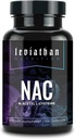 Leviathan Nutrition NAC Supplement N-Acetyl Cysteine for Lung, Liver, Immune Support - Potent Antioxidant Support to Boost Glutathione Levels 600mg, 120 Capsules