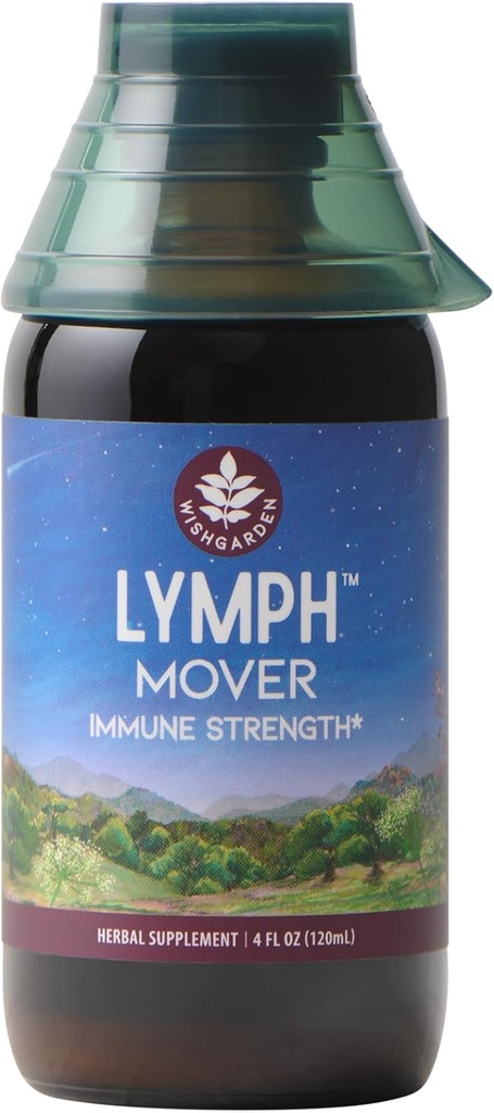 WishGarden Herbs Lymph Mover Immune Strength - Natural Herbal Lymphatic Drainage and Lymphatic Cleanse Supplement with Echinacea for Immune Support, Supports Healthy Lymphatic System Function, 4oz