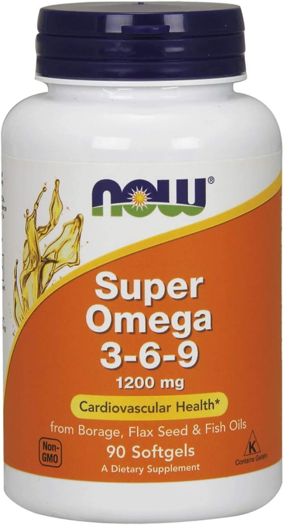 NOW食品 - スーパーオメガ3-6-9 1200mg。 - 90Softgels