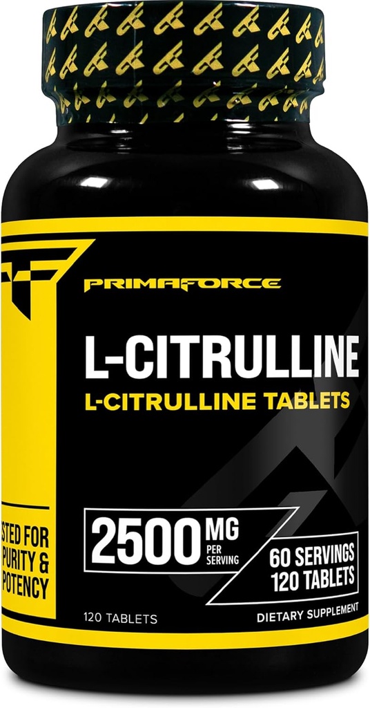 Primaforce L-Citrulline 2500mg、120のタブレット、60のサービング