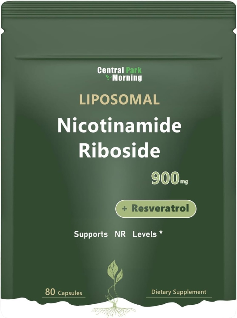 Liposomalのニコチンアミドの肋骨の補足、反老化のためのニコチンアミドの肋骨のResveratrol 900mg、エネルギー、80カプセル、